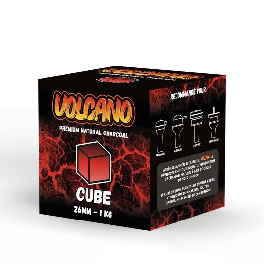 CHARBON VOLCANO CARRE 1kg