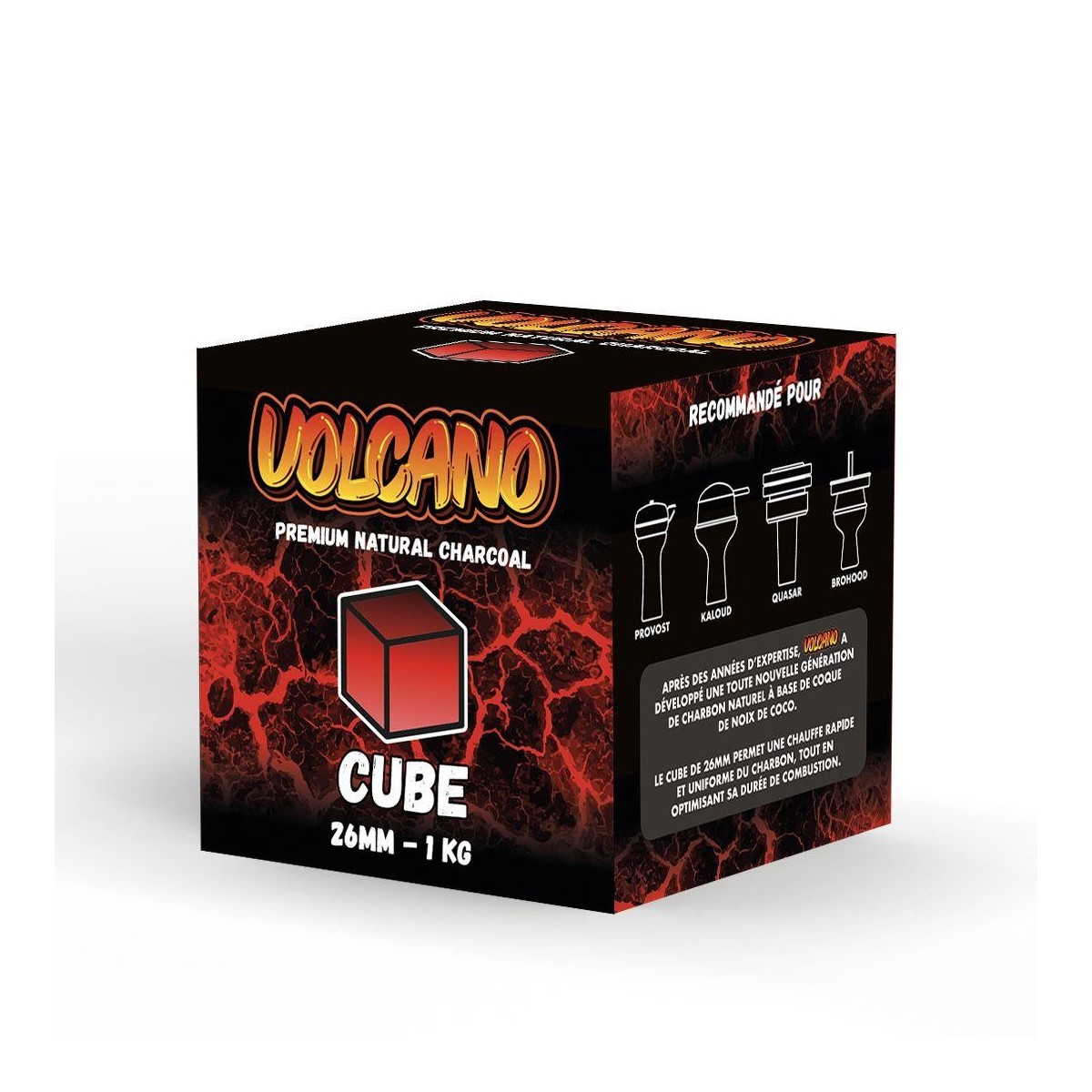 CHARBON VOLCANO CARRE