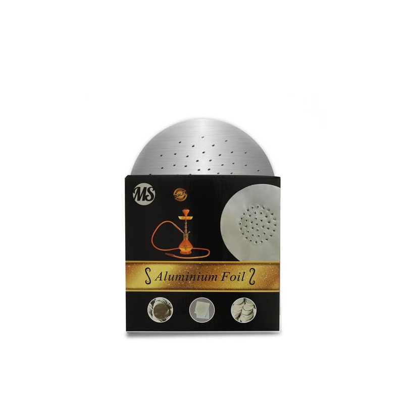 AluPro40-Papier Aluminium pré troué rond 40μ