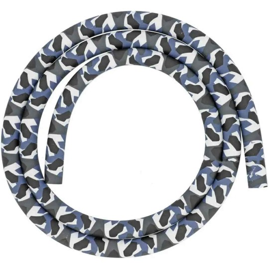 Tuyau Silicone Soft Touch 1m50 - Édition Camouflage Bleu