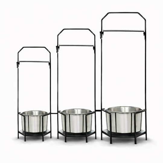 Porte charbon inox chicha