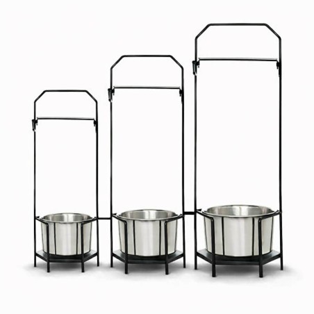 Porte charbon inox chicha