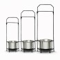 Porte charbon inox chicha