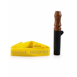 Embout Personnalisé en Bois pour Chicha – Bec Buccal avec Dragonne