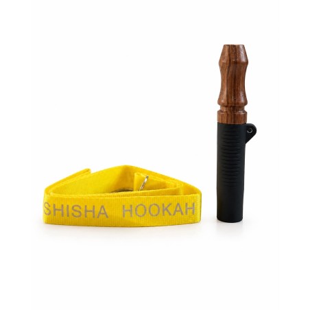 Embout Personnalisé en Bois pour Chicha – Bec Buccal avec Dragonne