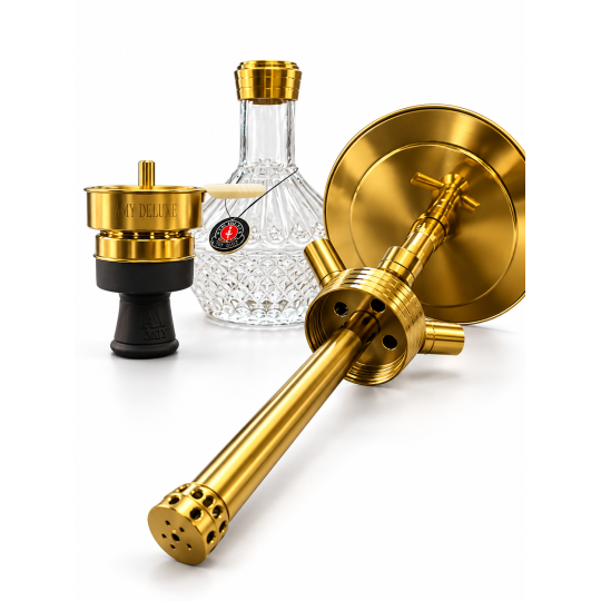 AMY DELUXE Fusion Shine démontée avec colonne dorée, plongeur et diffuseur